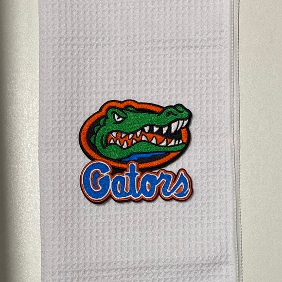 Florida Gators Seminoles Golf Towel, 12 x 20, with carabiner - Picture 7 of 7